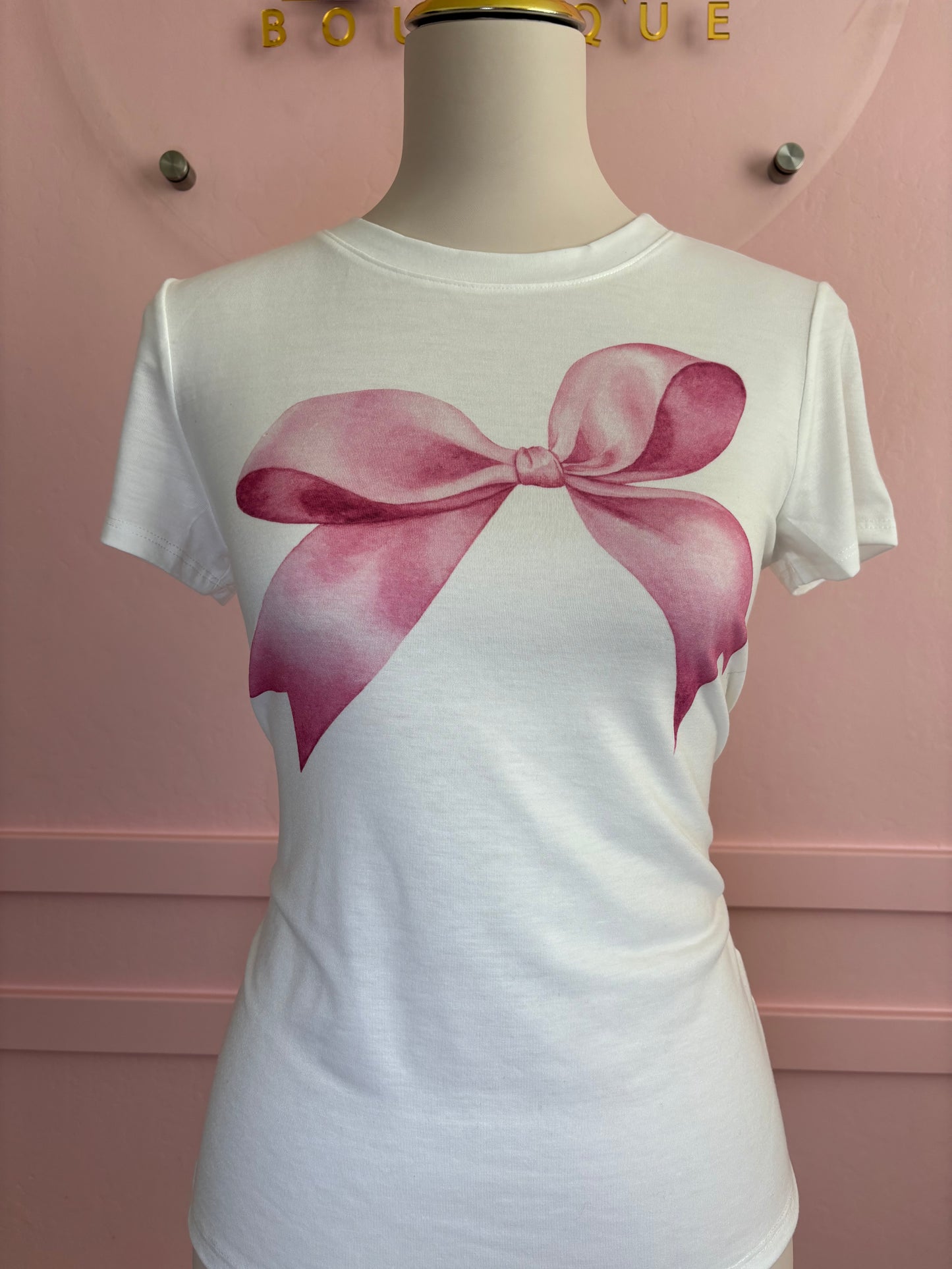 Pink Bow Shirt