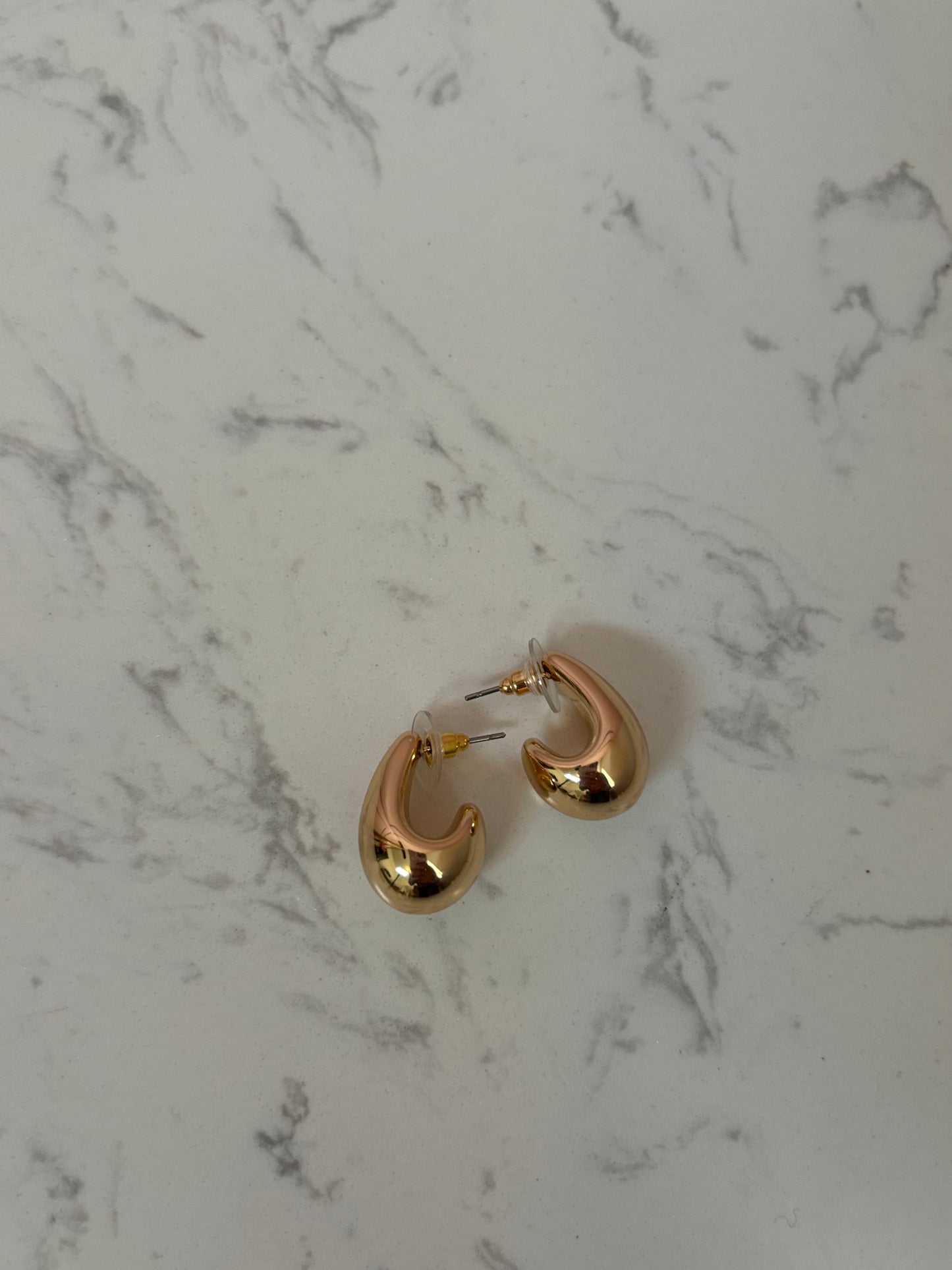 Gold Teardrop Earrings