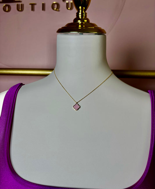 Pink and Gold Mini Necklace