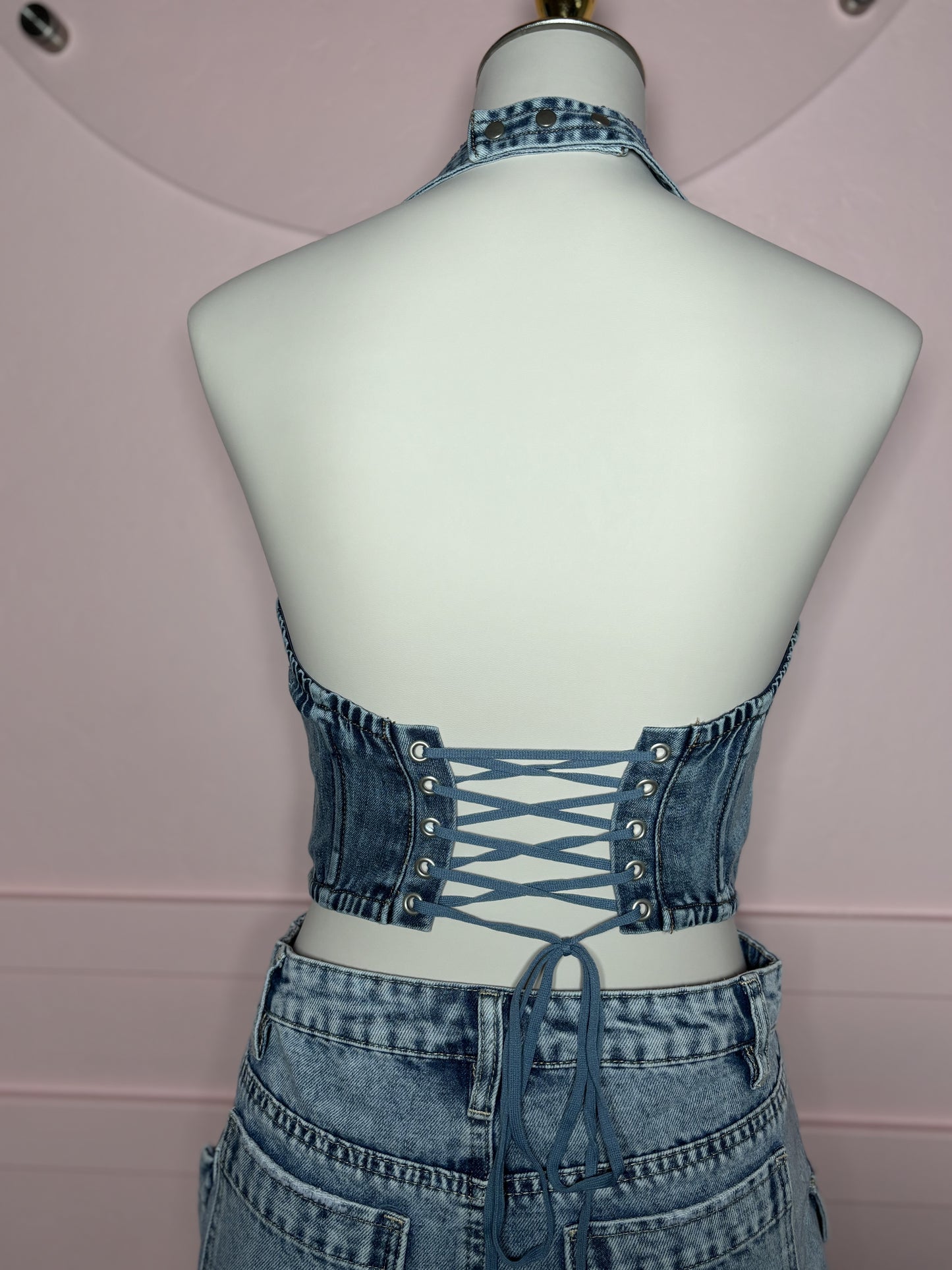 Denim Corset